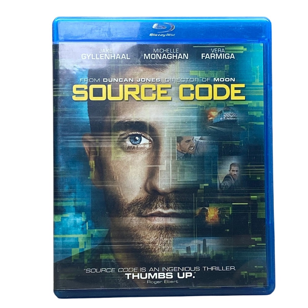 Source Code Blu-ray Jake Gyllenhaal‎ Sci-Fi Action Thriller Movie 1080p HD 2011